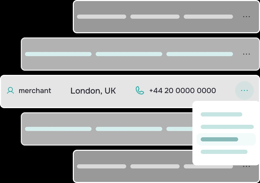 Contact information requirements